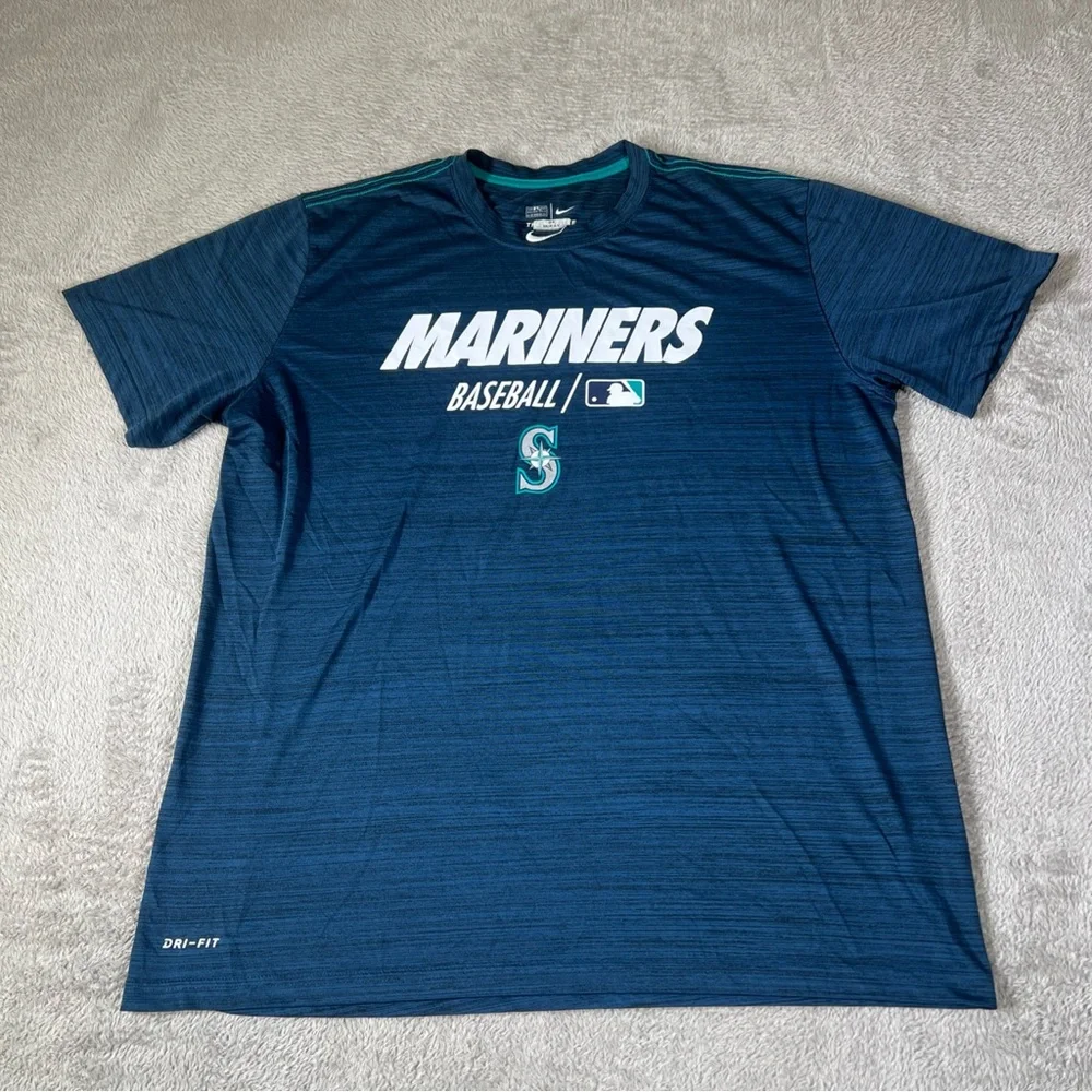 TEAM ISSUE Nike Seattle Mariners MLB Baseball Practice Training Shirt #64‎ McKay